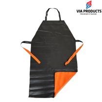 Avental De Trevira Pvc Kp1000 Laranja E Preto 120x70cm