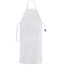 Avental de Viníl PVC Branco 120cm Maicol