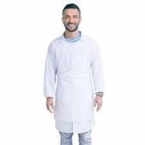 Avental descartavel manga longa 30g tnt c/ 10 unidades