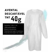 Avental Descartavel Manga Longa 40G C/10Un - NAYR Avental Descartavel Manga Longa 40G C/10Un - NAYR