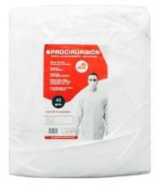 Avental descartável manga longa 40g PCT com 10 UNIDADES