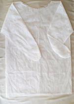 Avental Descartavel Manga Longa Tnt Branco C/10 Unidades