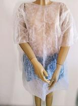 Avental Descartavel TNT Branco C/10 Peças - JERSEY POMPOM