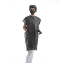 Avental Descartável Tnt Preto- Look Completo C/5