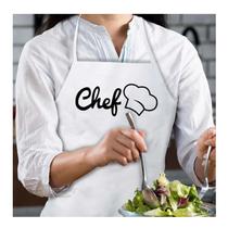 Avental do chef impermeavel branco com forro Avental do chef impermeavel branco com forro