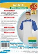 Avental emborrachado grande 110x63cm branco