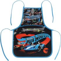 Avental Escolar Decorado Hot Wheels 49X39Cm