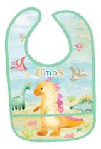 Avental Escolar Infantil Plástico Estampado Dinossauro Peva