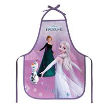 Avental Escolar Infantil Plástico Frozen 2 Disney Arte E