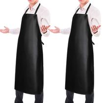 Avental Gotega de borracha impermeável de vinil 40cm Chef para homens x2