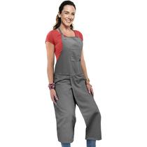 Avental impermeável de nylon com pernas divididas para mulheres, 110x68cm