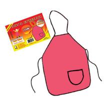 Avental Impermeável em PVC 46x60 cm Rosa - Brics