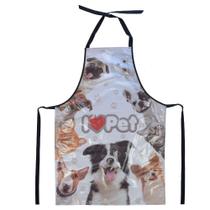 Avental Impermeável Petshop Banho Tosa Estampado Pet Animal