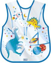 Avental Infantil Escolar Impermeável Decorado Espaço / Garden 42cm x 32cm - Tilibra