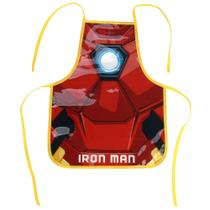 Avental Infantil Escolar Iron Man Homem De Ferro P/ Pintura - Luxcel