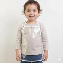 Avental Infantil Escolar Plástico Para Atividades De Arte Pinturas E Culinária Com Regulagem