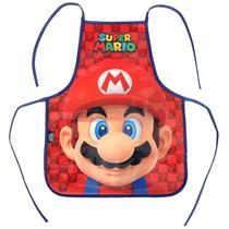 Avental infantil Super Mario Nintendo - vermelho - MAXLOG Avental infantil Super Mario Nintendo - vermelho - MAXLOG