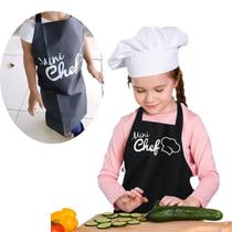 Avental Infantil Vida Pratika Mini Chef Para Criança Menino Menina