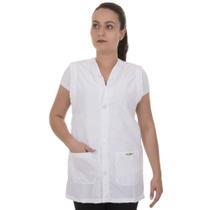Avental / Jaleco De Enfermagem Em Oxford Sem Manga Branco Para Atendente - Artipé Avental / Jaleco De Enfermagem Em Oxford Sem Manga Branco Para Atendente - Artipé