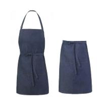 Avental Jeans Cintura Kit Profissional Chef Bartender 2un Avental Jeans Cintura Kit Profissional Chef Bartender 2un