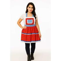 Avental Junino Feminino Adulto - São João - Fantasy Kids -