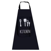 Avental Kitchen Uny Home Preto com Bolso