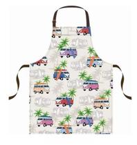 Avental Kombi Surf Mestre Cuca Algodão Aspecto Linho Luxo