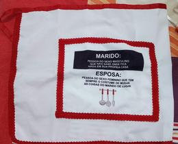 Avental MaridoXEsposa Tamanho Único Avental MaridoXEsposa Tamanho Único