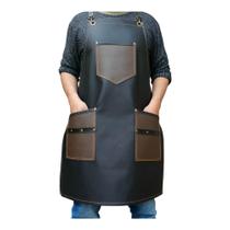 Avental material sintético Barbeiro Churrasqueiro Bartender Professional