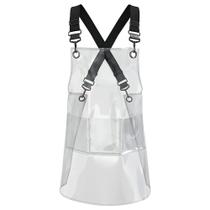Avental MIKI WELL com costas cruzadas ajustável com 3 bolsos transparentes Avental MIKI WELL com costas cruzadas ajustável com 3 bolsos transparentes