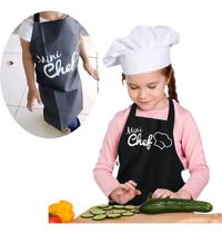 Avental Mini Chef Infantil para Cozinha Diversão