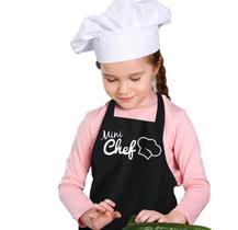 Avental Mini Chef Preto