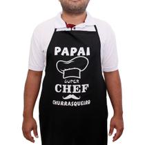 Avental Papai Super Chef Churrasqueiro Presente Pai Avental Papai Super Chef Churrasqueiro Presente Pai