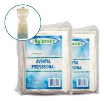 Avental Plastico Descartavel Profissional 100un Higipratic