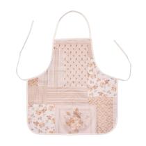 Avental Plástico Forrado - Floral Patch Bege 60X65cm - Le Bianco
