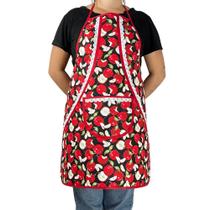 Avental Plastificado Cozinha Estampado Churrasco Bolso Lava Louça Roupa Tamanho GG
