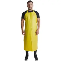 Avental Proteção PVC 0,30 com fivela Amarelo Maicol EPI CA 37475