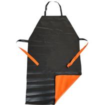 Avental Proteção Quimica PVC Tevira KP1000 Dupla face Laranja Preto Plastcor CA 21208
