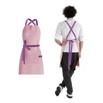 Avental Rosa Alça Cruzada Roxo Sorveteria Açai Buffet 10un Avental Rosa Alça Cruzada Roxo Sorveteria Açai Buffet 10un