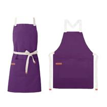 Avental Roxo Açai Algodao Vegano Sorveteria Doceria Bistro 10un Avental Roxo Açai Algodao Vegano Sorveteria Doceria Bistro 10un