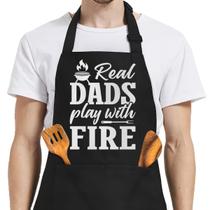 Avental SANDJEST Funny BBQ Grelhador com bolsos para papai