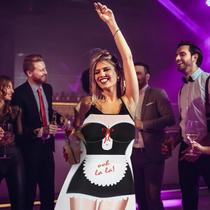 Avental Sexy Maid Ooh La La Cozinha Divertido Impermeável Churrasco Presente Criativo Engraçado Top Avental Sexy Maid Ooh La La Cozinha Divertido Impermeável Churrasco Presente Criativo Engraçado Top