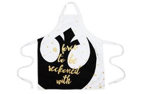 Avental Star Wars Rebel Uma força a ser reconhecida com branco Avental Star Wars Rebel Uma força a ser reconhecida com branco