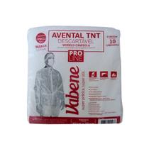 Avental tnt branco (mg longa) (130x100cm) 20x10 un.