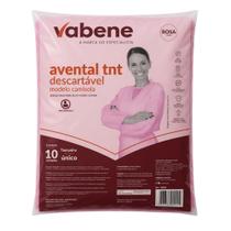Avental Tnt Descartável Vabene Modelo Camisola Rosa Tamanho Único Com 10 Unidades Avental Tnt Descartável Vabene Modelo Camisola Rosa Tamanho Único Com 10 Unidades