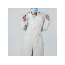 Avental tnt manga longa branco 130cmx100cm - 10un - vabene