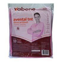 Avental tnt mg longa rosa 130cmx100cm vabene