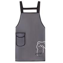 Avental TPU impermeável com estampa de urso fofa resistente a óleo Avental TPU impermeável com estampa de urso fofa resistente a óleo