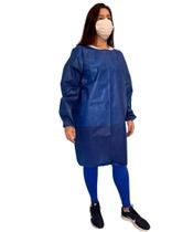 Avental TÚNICA Descartável Manga Longa TNT 40 gramas Aradesc 5 UNI