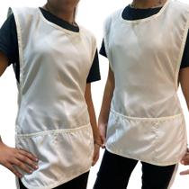 Avental uniforme bata jaleco colete profissional unisex branco preto azul vermelho ou rosa rosa bebe Avental uniforme bata jaleco colete profissional unisex branco preto azul vermelho ou rosa rosa bebe